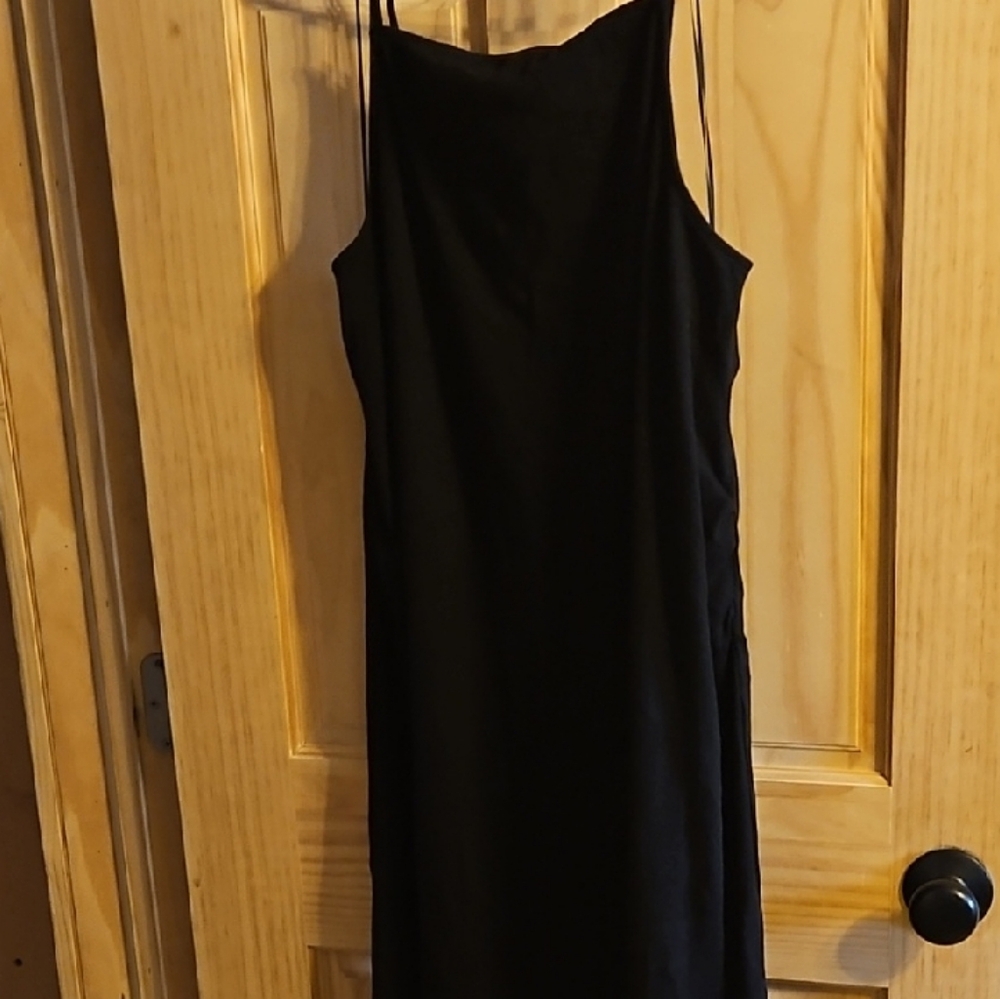 Old Navy Maternity Ribbed Black Dress